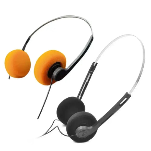 Habicare 3.5mm Wired Stereo Walkman-Style Headphones 3.5mm Wired Stereo Walkman-Style Headphones