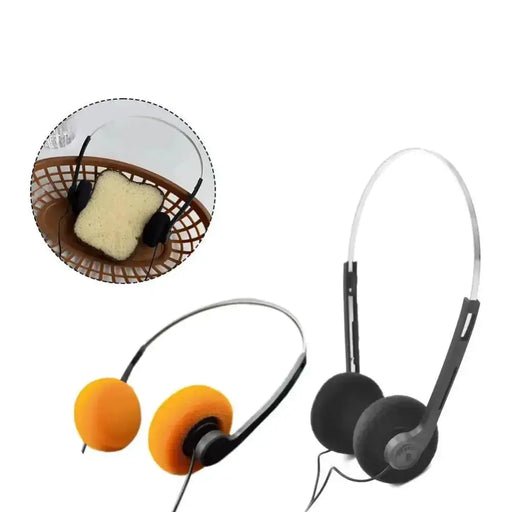 Habicare 3.5mm Wired Stereo Walkman-Style Headphones 3.5mm Wired Stereo Walkman-Style Headphones