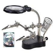 3.5X/12X Welding Magnifier with Auxiliary Clip & Stand by Habicare