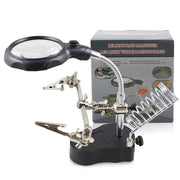 3.5X/12X Welding Magnifier with Auxiliary Clip & Stand by Habicare