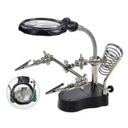 3.5X/12X Welding Magnifier with Auxiliary Clip & Stand by Habicare