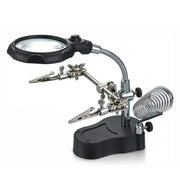 3.5X/12X Welding Magnifier with Auxiliary Clip & Stand by Habicare