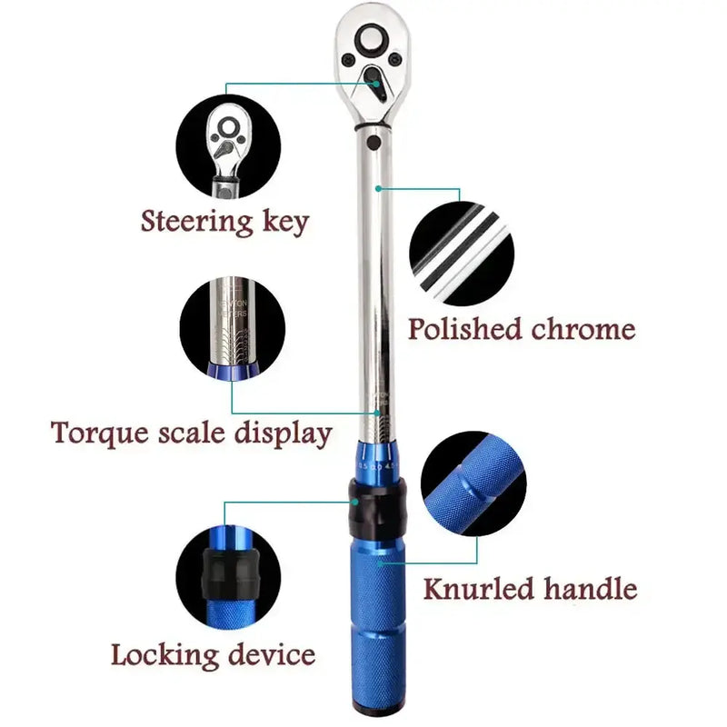 Habicare HBC 3/8″ Torque Wrench 5–60 N·m (±3% Accuracy) 3/8″ Torque Wrench 5–60 N·m (±3% Accuracy)