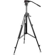 E-Image Studio Tripod with Geared Center Column and Fluid Head Kit by Jacobs Digital