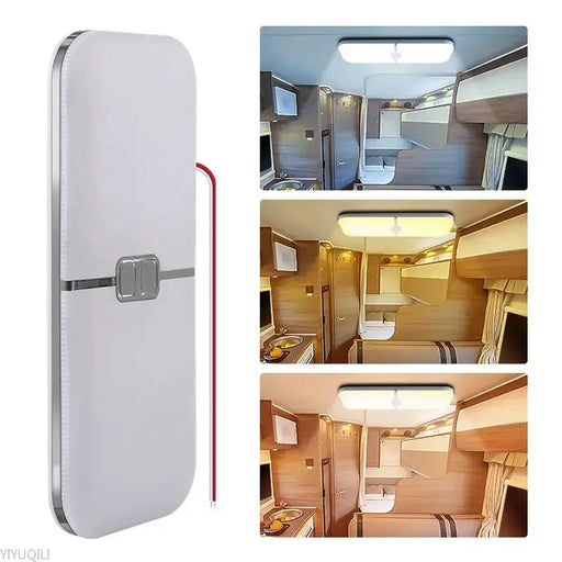 3-Color Dimmable 12V LED Interior Ceiling Light for RV's & Caravans by Habicare