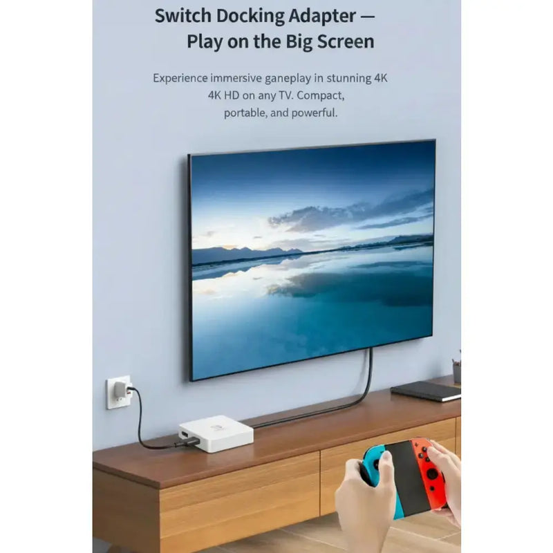 techplus 3-in-1 Adjustable Switch 2 Stand | Foldable Gaming Dock & Desktop Holder Adjustable 3-in-1 Nintendo Switch Stand USB-C | Action Outdoors NZ