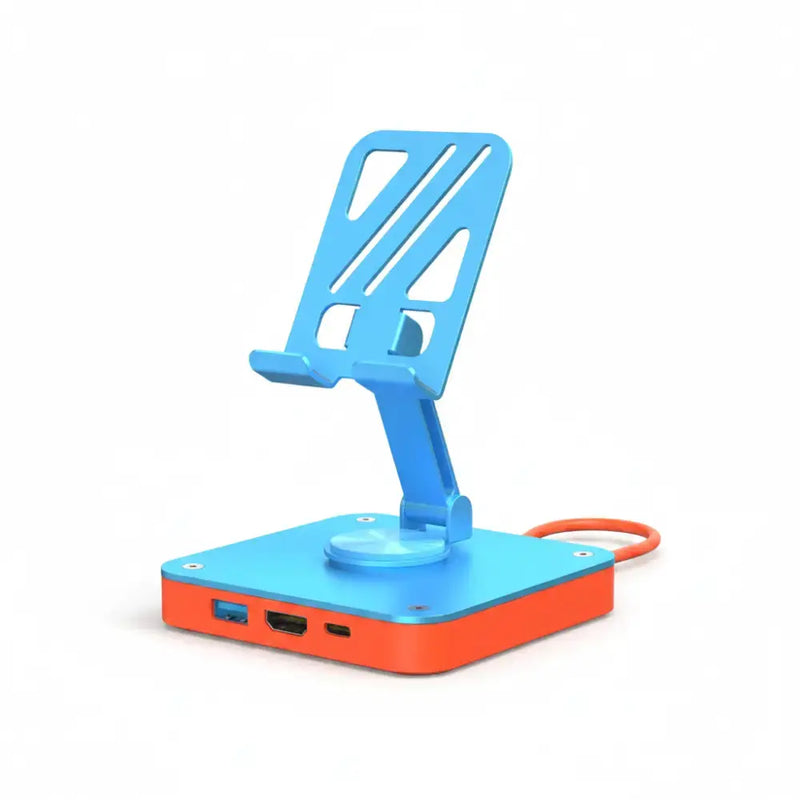 techplus 3-in-1 Adjustable Switch 2 Stand | Foldable Gaming Dock & Desktop Holder Adjustable 3-in-1 Nintendo Switch Stand USB-C | Action Outdoors NZ