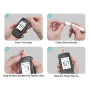 3-in-1 Blood Glucose, Uric Acid & Cholesterol Meter by Habicare