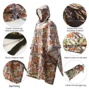 3 in 1 Rain Poncho / Waterproof Tent / Picnic Mat by Habicare