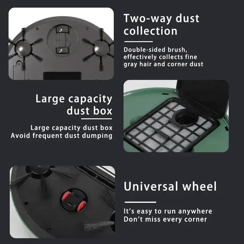 Habicare Jallen Gabor Robot Vacuum Cleaner for Dust and Pet Hair