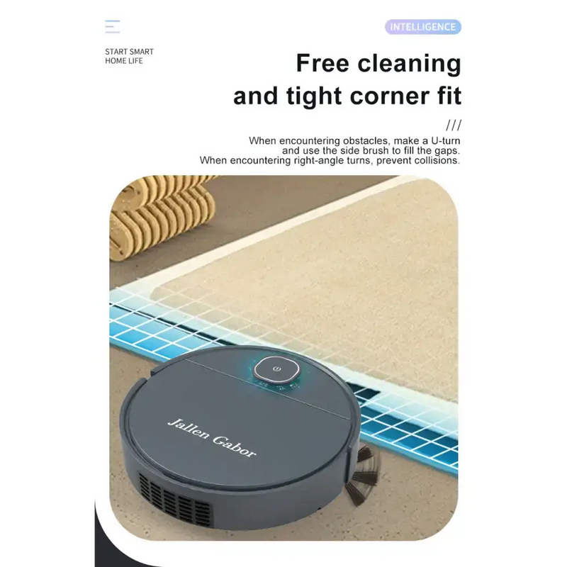 Habicare Jallen Gabor Robot Vacuum Cleaner for Dust and Pet Hair
