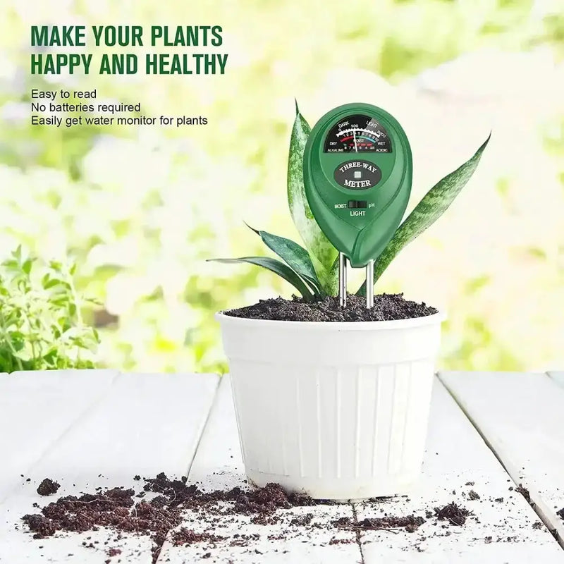 Soil Meter (Moisture, Light, PH) by Habicare