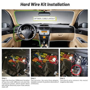 3-Lens Car Camera – Front/Inside/Rear 4K DVR (different models available) by Habicare