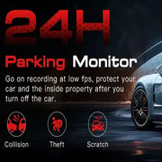 3-Lens Car Camera – Front/Inside/Rear 4K DVR (different models available) by Habicare