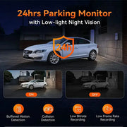 3-Lens Car Camera – Front/Inside/Rear 4K DVR (different models available) by Habicare