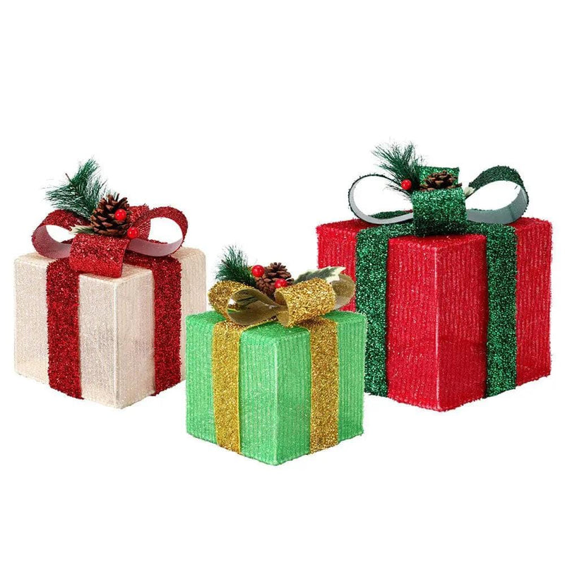 SportZone.co.nz Occasions > Christmas > Christmas Wreaths & Garlands Jingle Jollys Christmas Lights 60 LED Fairy Light Gift Box 3pcs Decorations RGW Jingle Jollys Christmas Lights 60 LED Fairy Light Gift Box 3pcs Decorations RGW