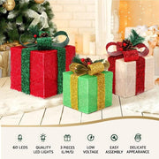 SportZone.co.nz Occasions > Christmas > Christmas Wreaths & Garlands Jingle Jollys Christmas Lights 60 LED Fairy Light Gift Box 3pcs Decorations RGW Jingle Jollys Christmas Lights 60 LED Fairy Light Gift Box 3pcs Decorations RGW