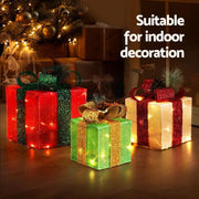 SportZone.co.nz Occasions > Christmas > Christmas Wreaths & Garlands Jingle Jollys Christmas Lights 60 LED Fairy Light Gift Box 3pcs Decorations RGW Jingle Jollys Christmas Lights 60 LED Fairy Light Gift Box 3pcs Decorations RGW