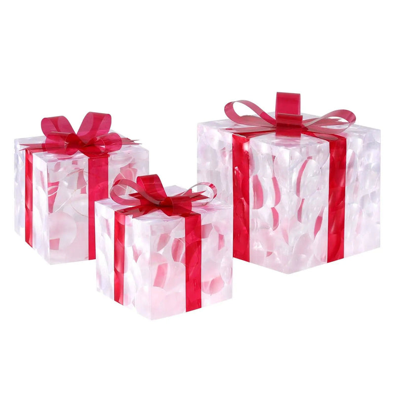 SportZone.co.nz Occasions > Christmas > Christmas Wreaths & Garlands Jingle Jollys Christmas Lights 70 LED Fairy Light Gift Box 3pcs Decorations Red Jingle Jollys Christmas Lights 70 LED Fairy Light Gift Box 3pcs Decorations Red