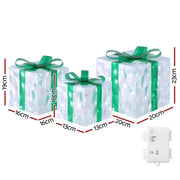 SportZone.co.nz Occasions > Christmas > Outdoor Decorations & Lights Jingle Jollys Christmas Lights 70 LED Fairy Light Gift Box 3pcs Decorations Set Jingle Jollys Christmas Lights 70 LED Fairy Light Gift Box 3pcs Decorations Set