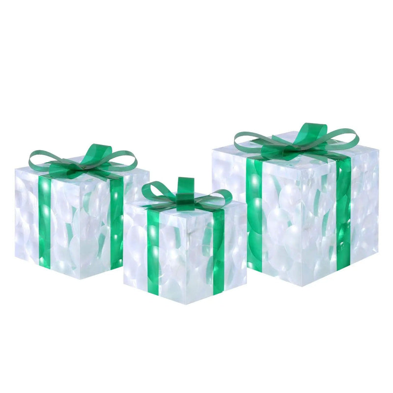 SportZone.co.nz Occasions > Christmas > Outdoor Decorations & Lights Jingle Jollys Christmas Lights 70 LED Fairy Light Gift Box 3pcs Decorations Set Jingle Jollys Christmas Lights 70 LED Fairy Light Gift Box 3pcs Decorations Set