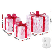 SportZone.co.nz Occasions > Christmas > Christmas Wreaths & Garlands Jingle Jollys Christmas Lights 70 LED Fairy Light Gift Box 3pcs Decorations Red Jingle Jollys Christmas Lights 70 LED Fairy Light Gift Box 3pcs Decorations Red