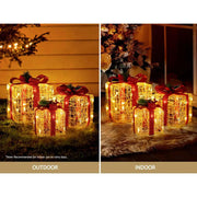 SportZone.co.nz Occasions > Christmas > Outdoor Decorations & Lights Jingle Jollys Christmas Lights Gift Box Set 3 PCS Set 48 LED Decorations Jingle Jollys Christmas Lights Gift Box Set 3 PCS Set 48 LED Decorations