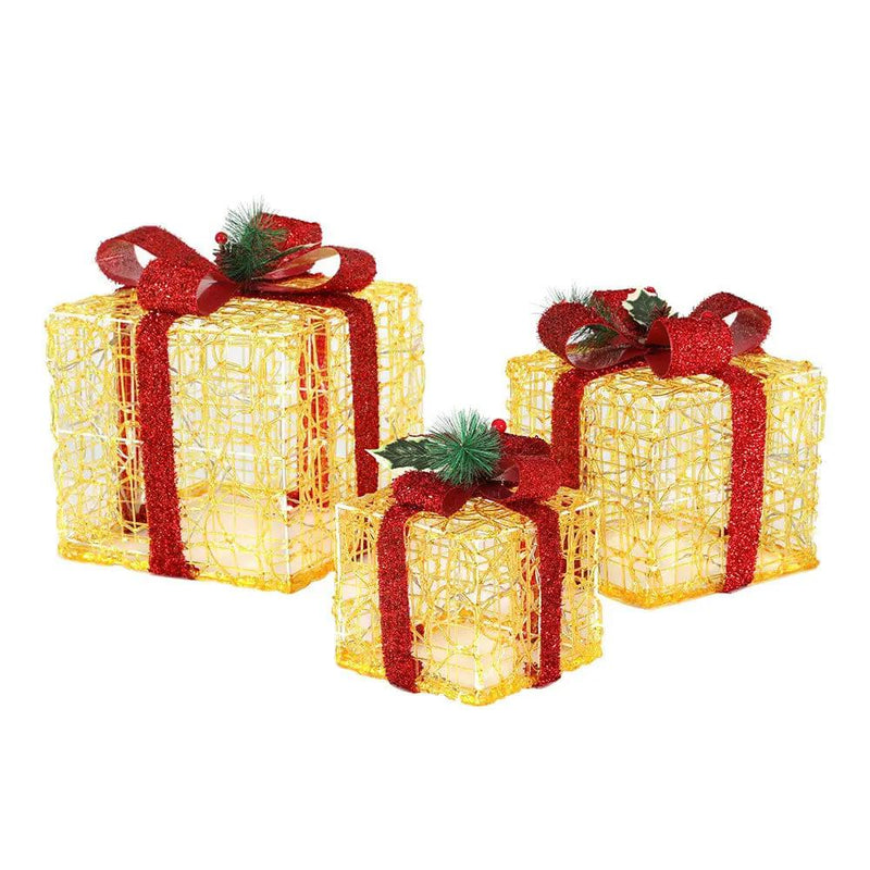 SportZone.co.nz Occasions > Christmas > Outdoor Decorations & Lights Jingle Jollys Christmas Lights Gift Box Set 3 PCS Set 48 LED Decorations Jingle Jollys Christmas Lights Gift Box Set 3 PCS Set 48 LED Decorations