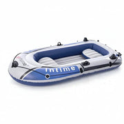 SportZone.co.nz Outdoor Recreation > Boating > Canoes & Kayaks 3 Person Inflatable Boat PVC Raft | Lakes & Pool Boat with Oars and Pump 3 Person Inflatable Boat PVC Raft | Lakes & Pool Boat with Oars and Pump