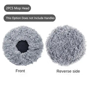 3-Section Telescopic Car Wash Mop with Double Brush Head by Habicare