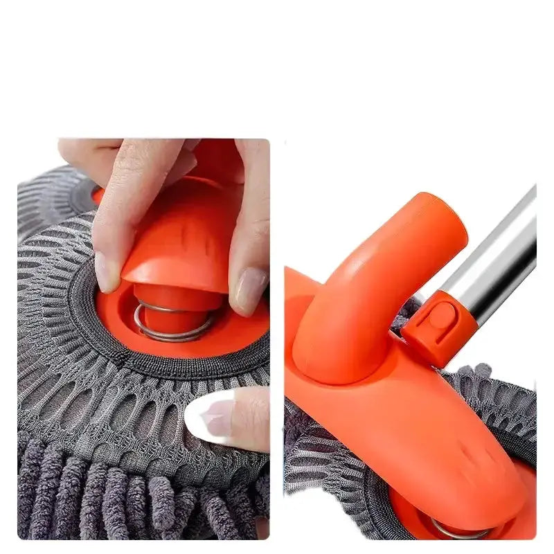3-Section Telescopic Car Wash Mop with Double Brush Head by Habicare