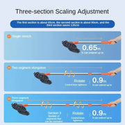 3-Section Telescopic Car Wash Mop with Double Brush Head by Habicare