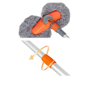 3-Section Telescopic Car Wash Mop with Double Brush Head by Habicare