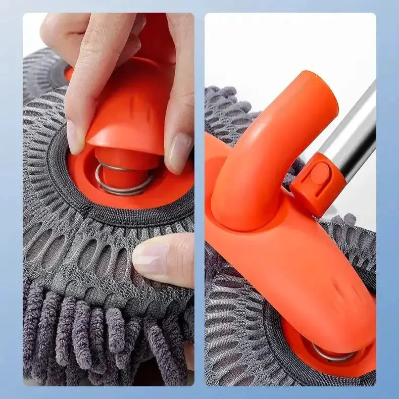 3-Section Telescopic Car Wash Mop with Double Brush Head by Habicare