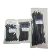 Habicare 300PCS Releasable Nylon Cable Ties 3x100/3x150/4x200mm Reusable Loop Wrap 300PCS Releasable Nylon Cable Ties 3x100/3x150/4x200mm Reusable Loop Wrap