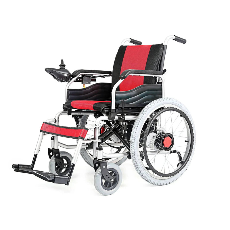 Foldable Electric Wheelchair With Joystick Control JRWD301X by Kiwi Grab