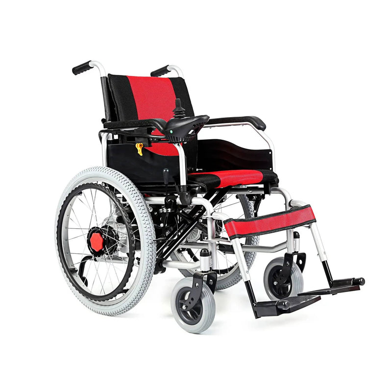 Foldable Electric Wheelchair With Joystick Control JRWD301X by Kiwi Grab