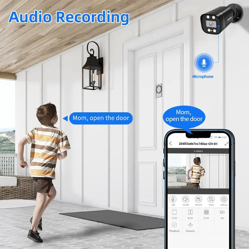 Action Outdoors Limited Waterproof 5MP Wired Outdoor Security Camera Kit Waterproof 5MP Wired Outdoor Security Camera Kit