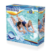 Bestway Double Beach Bed Lounge Pool Float by salelink.co.nz