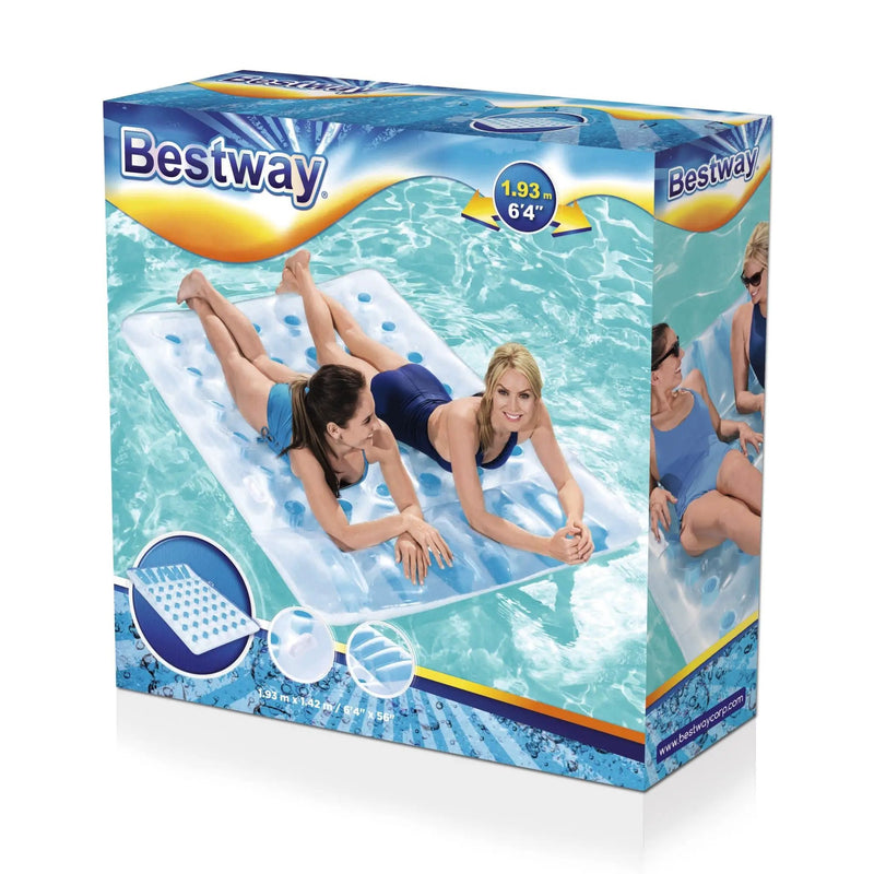 Bestway Double Beach Bed Lounge Pool Float by salelink.co.nz