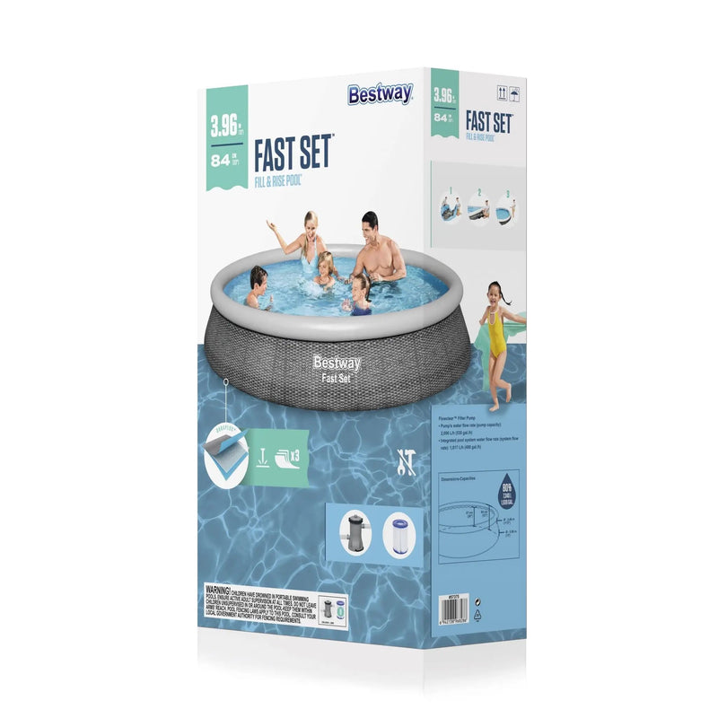 Bestway 3.96m x 84cm Swimming Pool Set by salelink.co.nz