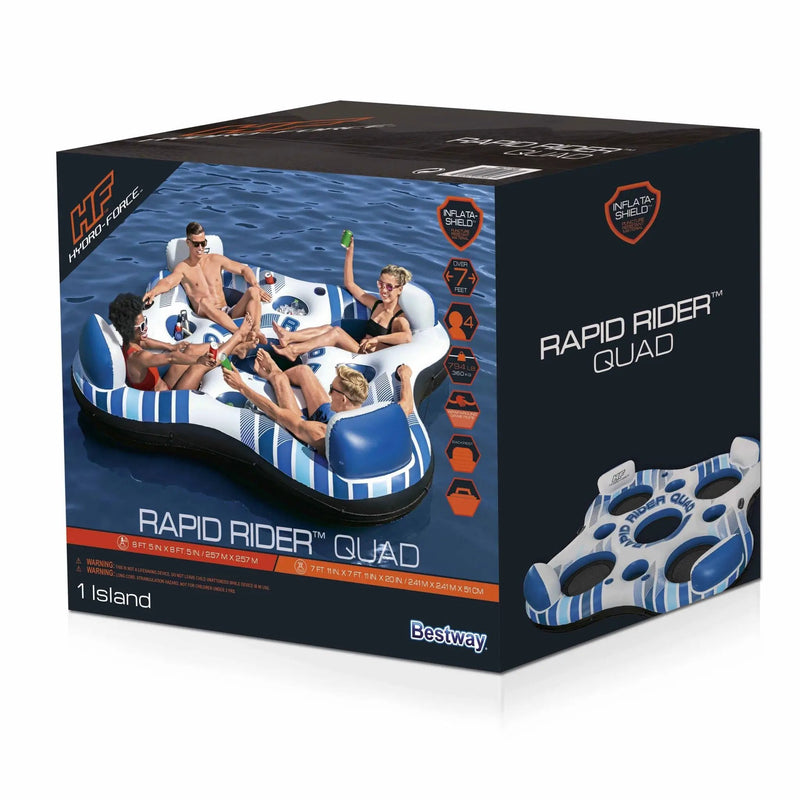 Bestway Rider Quad Float Raft Lounger Pool Float by salelink.co.nz