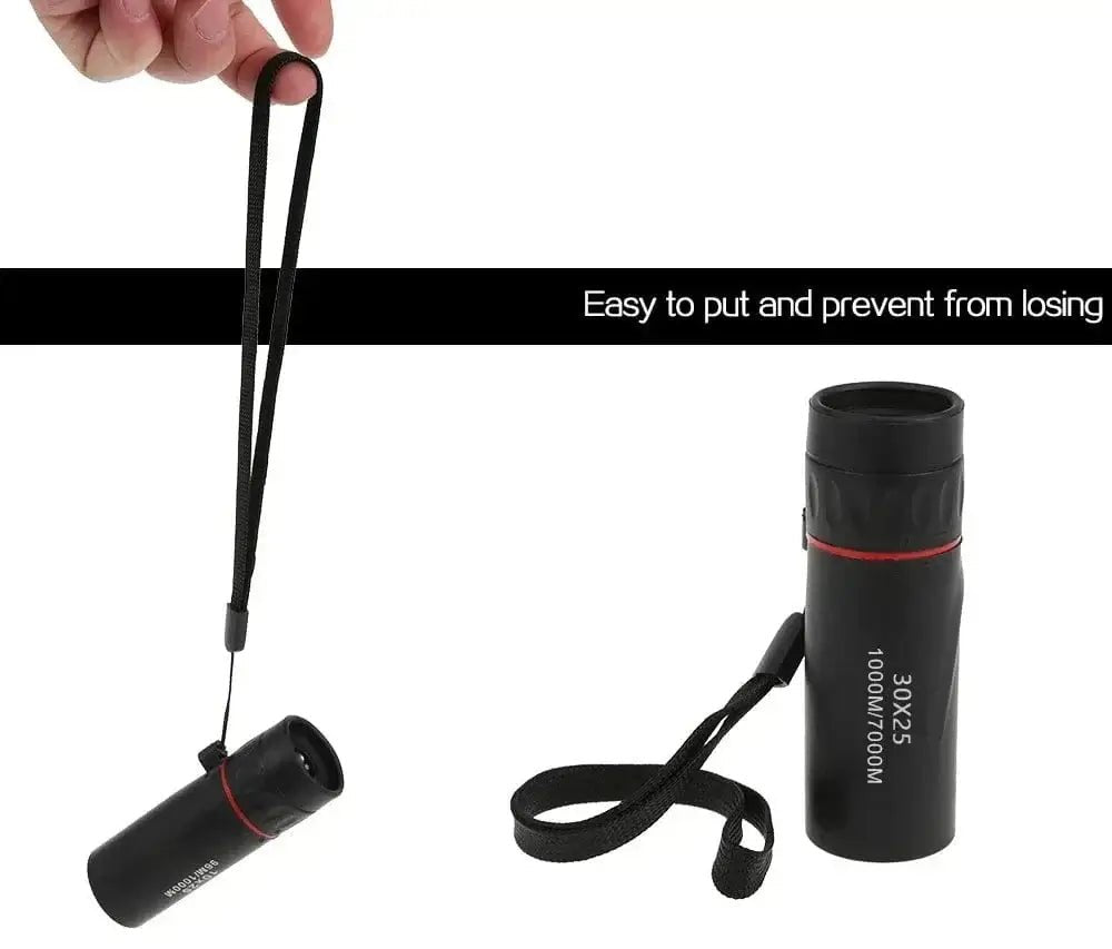 China China 1PC Binoculars High Definition Monocular Telescope 30X25 Waterproof Mini Portable  Zoom 10X Scope For Travel Hunting