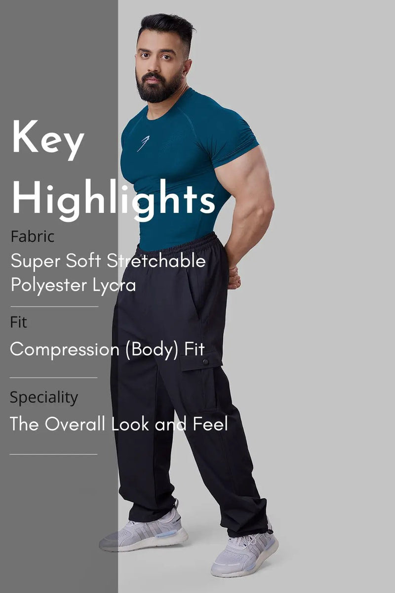 Compression T-shirt Teal by Fuaark Nz