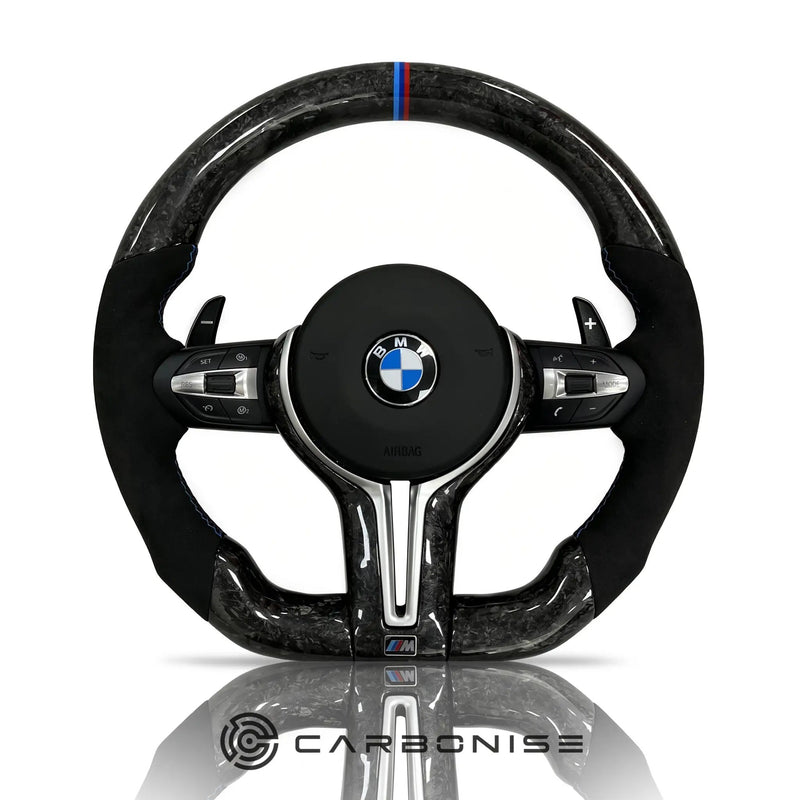 BMW Steering Wheel (Forged Carbon Fiber+Alcantara) @30 by CARBONISE