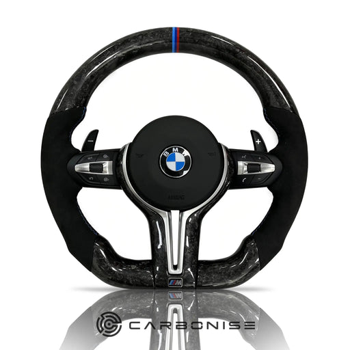 BMW Steering Wheel (Forged Carbon Fiber+Alcantara) @30 by CARBONISE