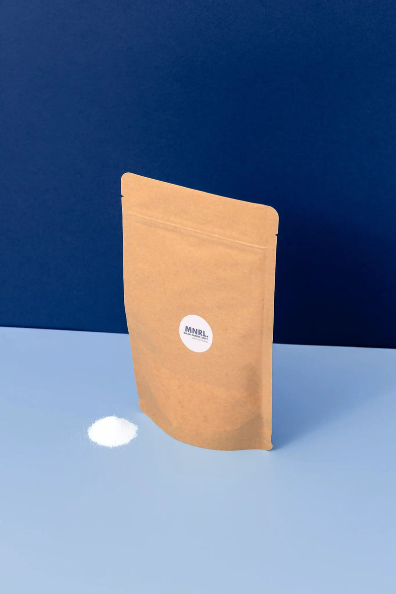 MNRL.NZ MNRL Replenish Salt Jar Kit With Eco Glass Jar And Refill Bags MNRL Replenish Salt Jar Kit With Eco Glass Jar