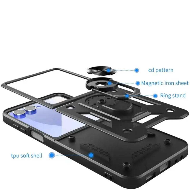Rugged Military Grade Cover for the Samsung Galaxy Z Flip7 (7 colours available) by Habicare