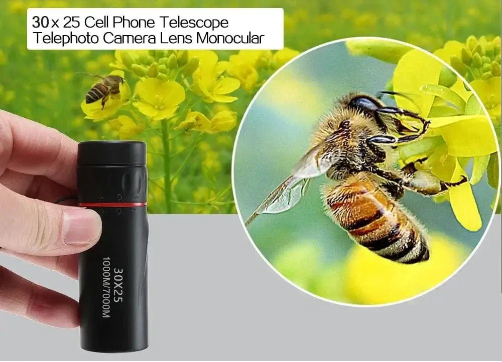 China China 1PC Binoculars High Definition Monocular Telescope 30X25 Waterproof Mini Portable  Zoom 10X Scope For Travel Hunting
