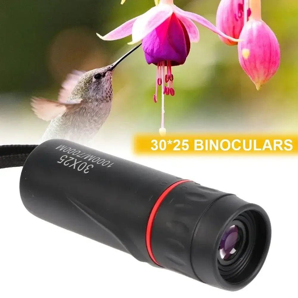 China China one size Black HD 30x25 Monocular Telescope Binoculars Zooming Focus Green Film Binocular Optical Hunting Tourism Scope For Outdoor